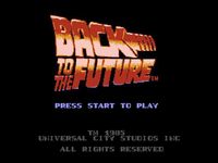 une photo d'Ã©cran de Back to the Future sur Nintendo Nes